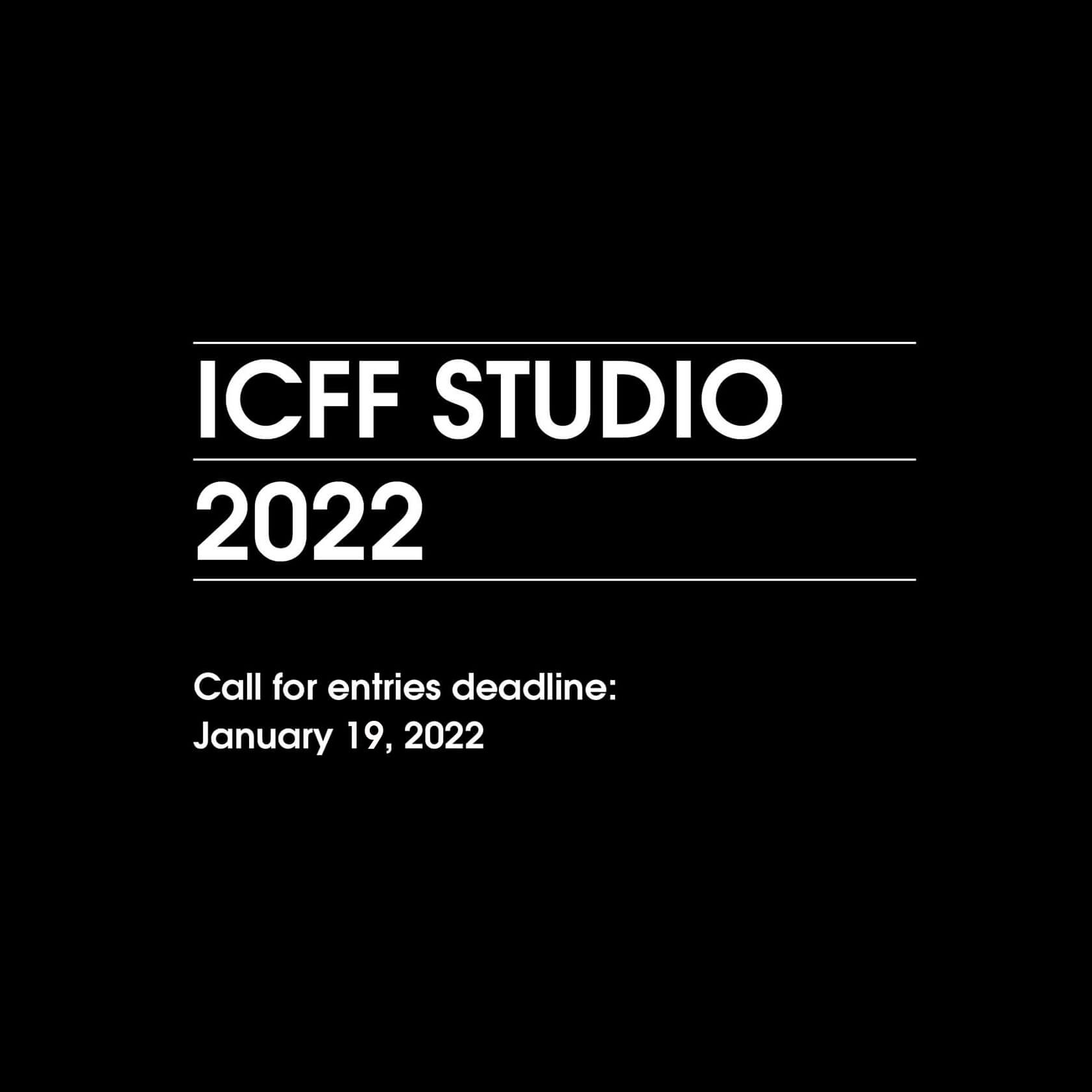 ICFF Studio Application Deadline Extended ICFF