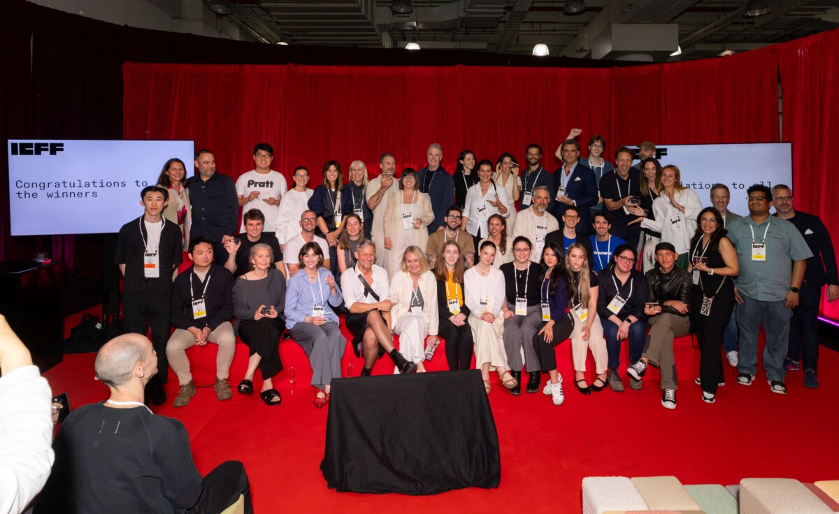 A group shot of the ICFF Editors Awards Winners for 2025