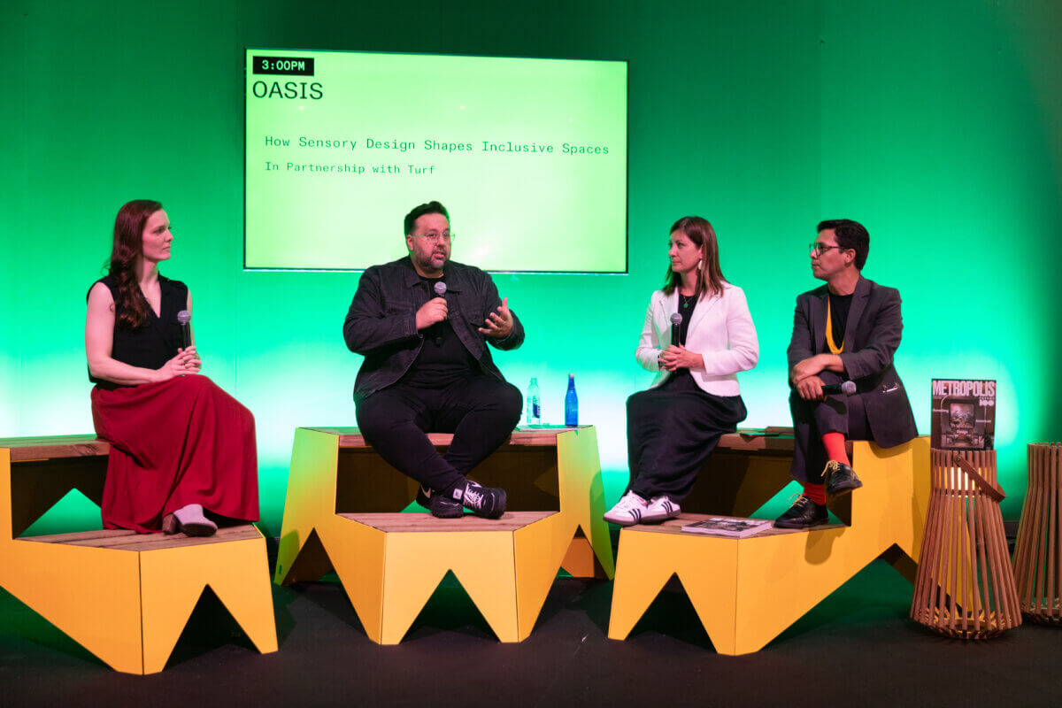How Sensory Design Shapes Inclusive Spaces panel at ICFF 2025