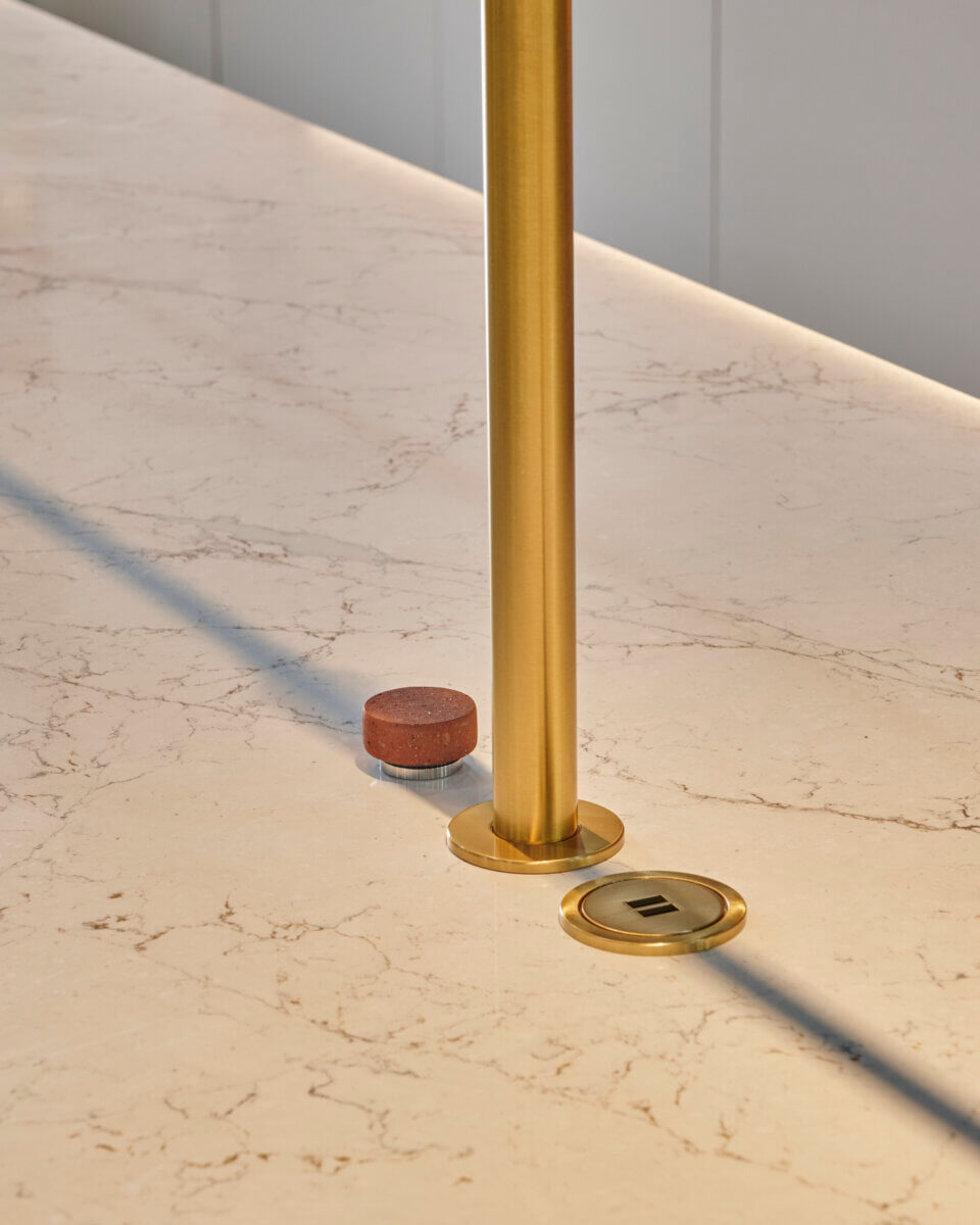 Close-up of Ground Control by Juniper at ICFF 2025
