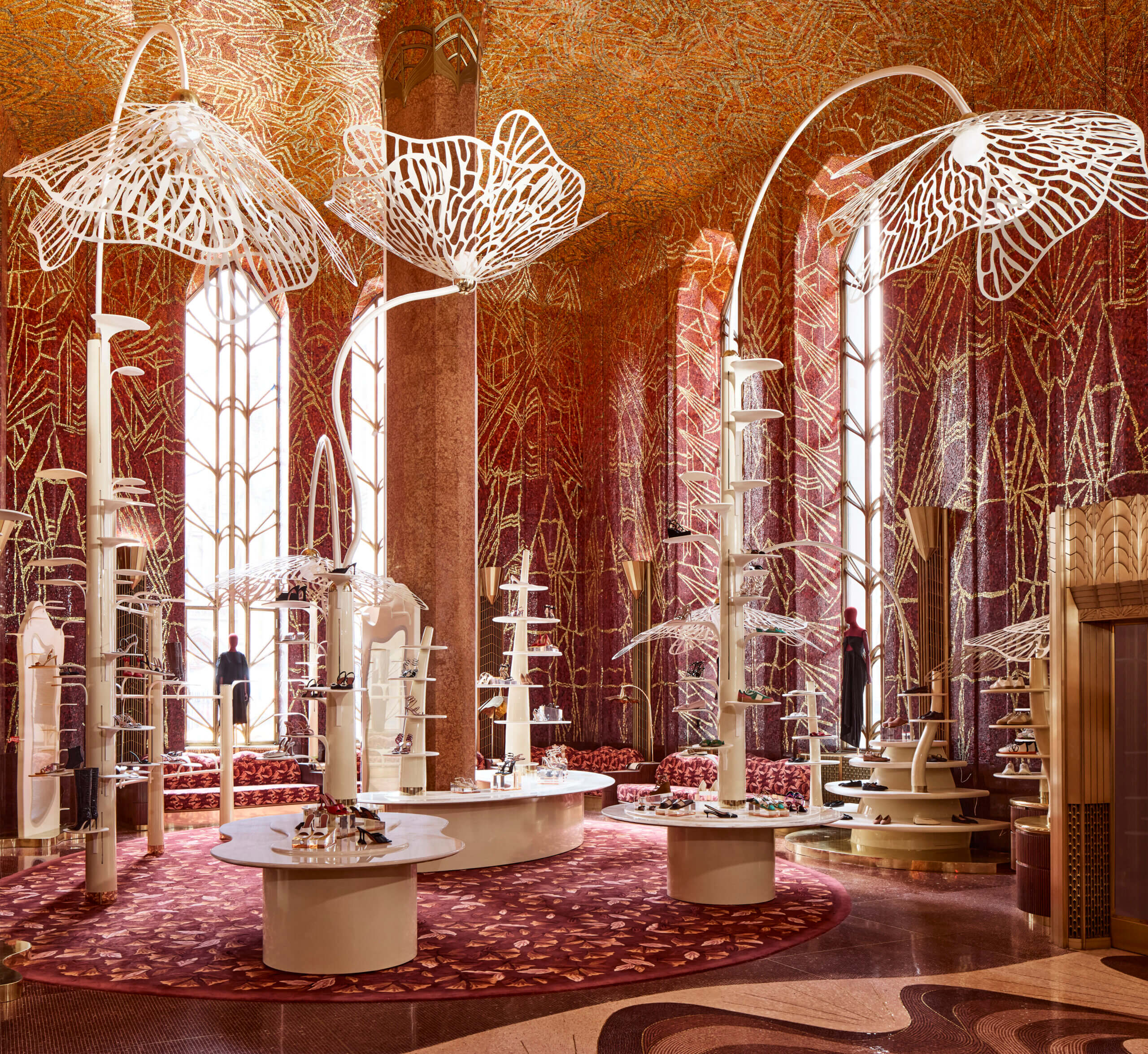 The Red Room at Printemps New York
