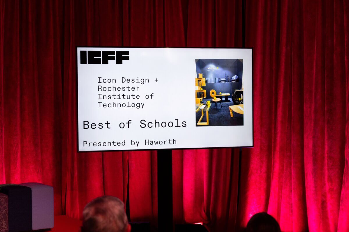 ICFF 2025 Best of Schools Award Presentation