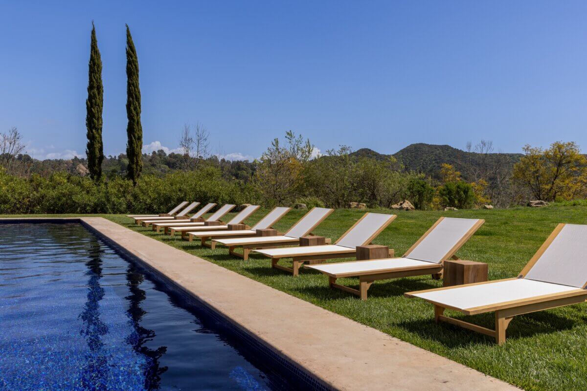 The Santorini Sun Lounger by Teak Warehouse