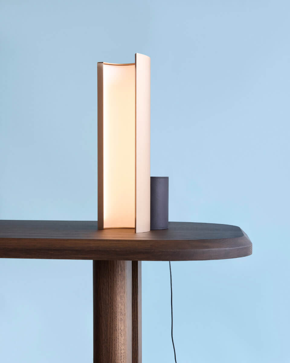 anony Pola Champagne Table Lamp (photo credit: Ryan McCoy)