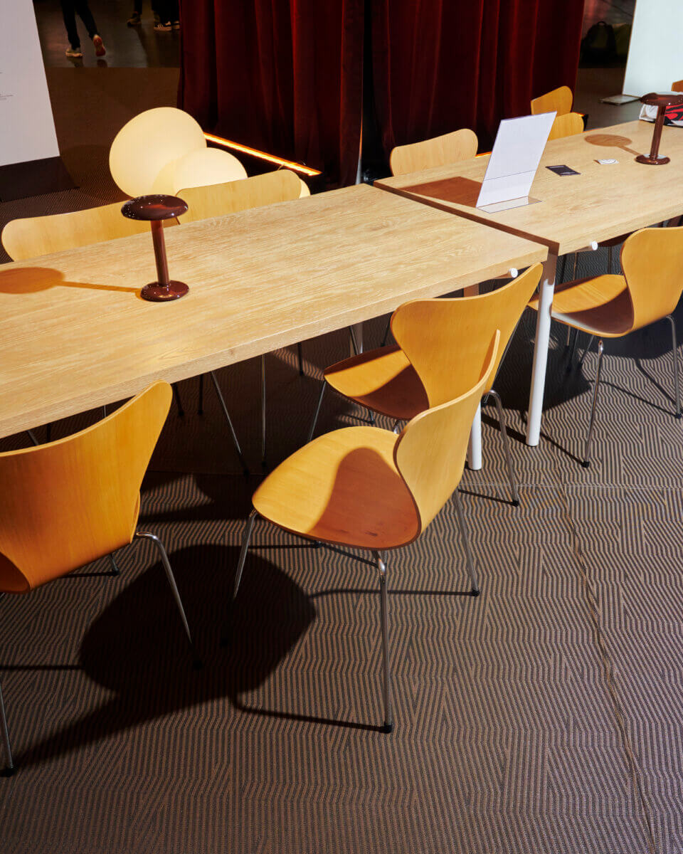 Be Original Americas x Rarify Dining Lounge at ICFF 2025 (image courtesy of Rarify)