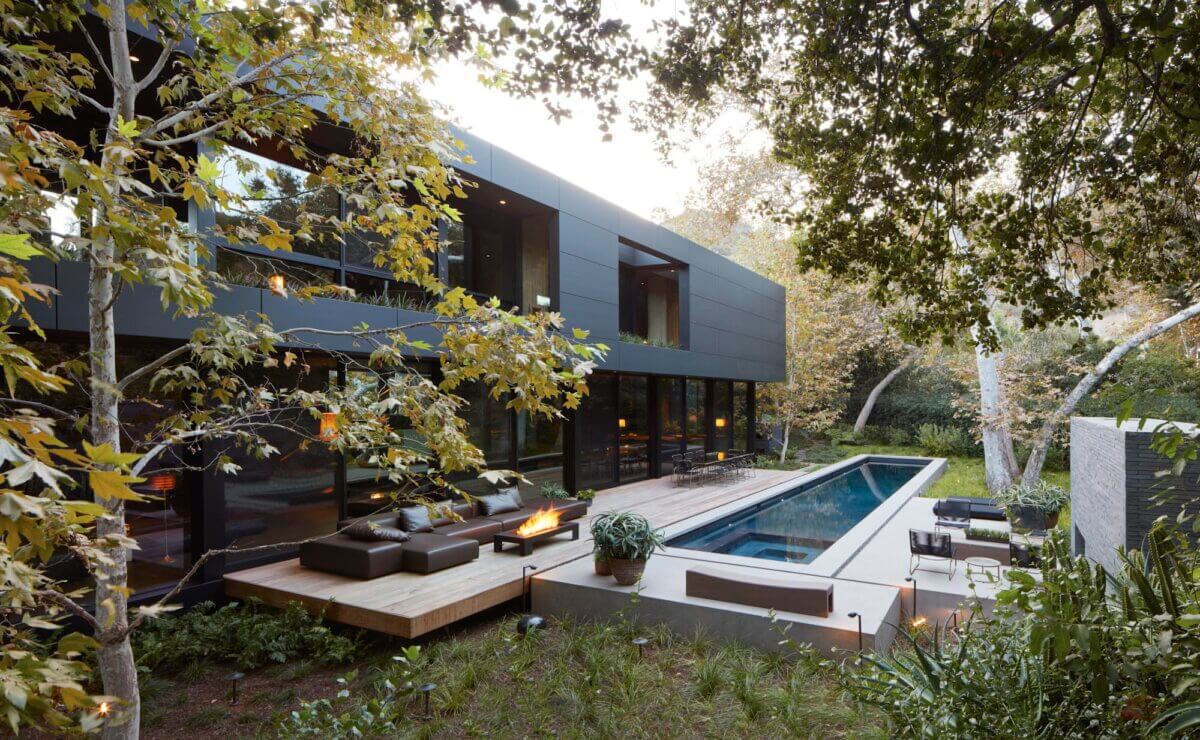 Mandeville Canyon Project by Marmol Radziner (photo credit: Roger Davies)