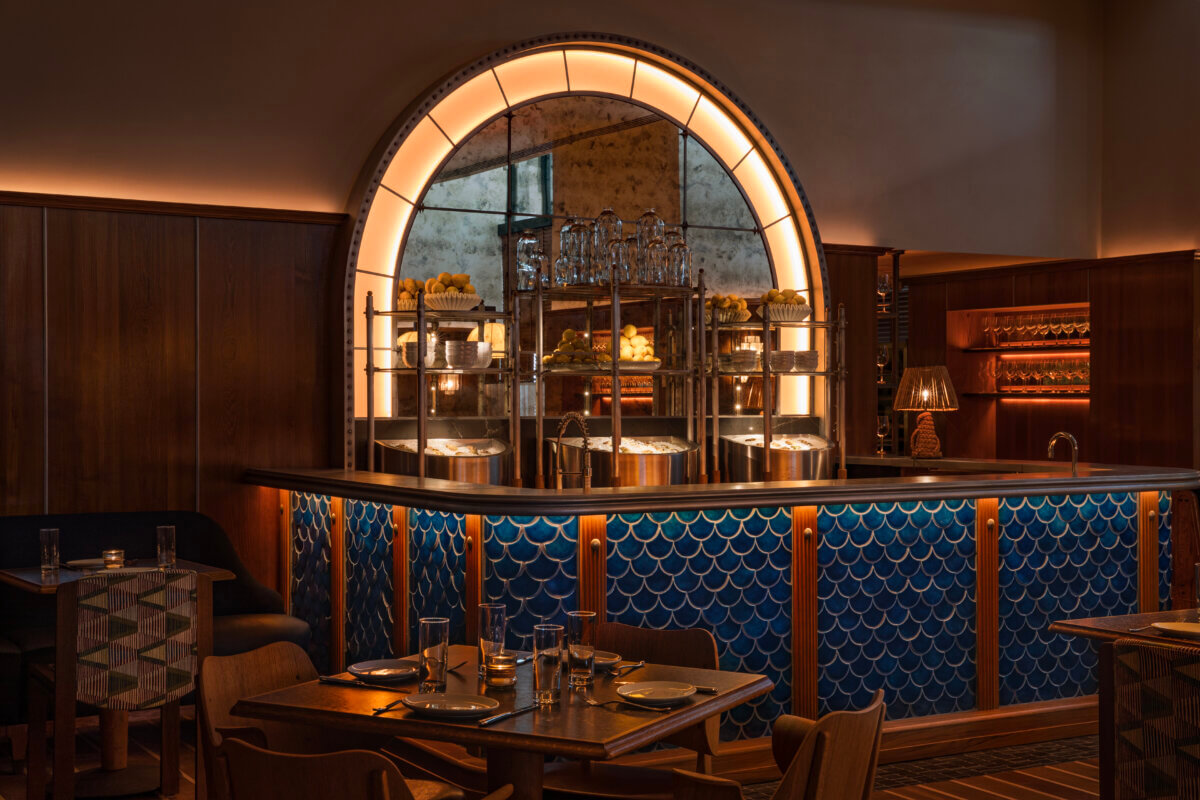 Custom and imported design elements showcased at Seahorse B&F. Photo by Michael Kleinberg.