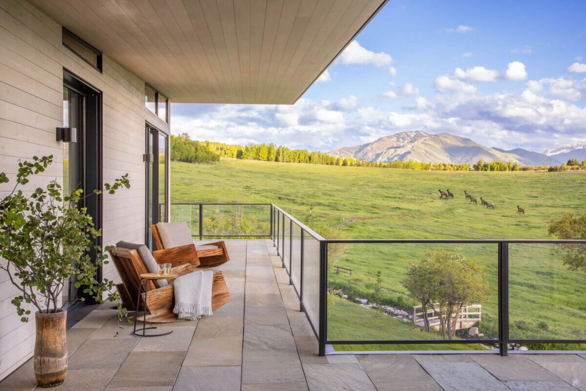 The Meadow House in Aspen, CO (Image courtesy of Rowland+Broughton, photographed by Lisa Romerein)