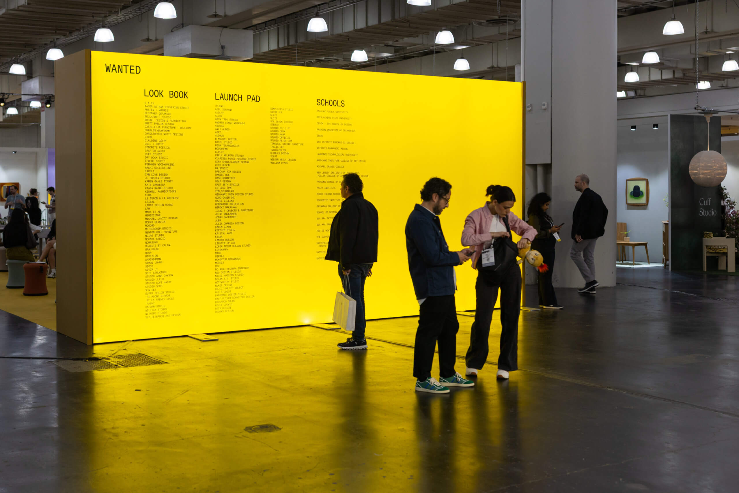 The Launch Pad section of WANTED at ICFF 2024