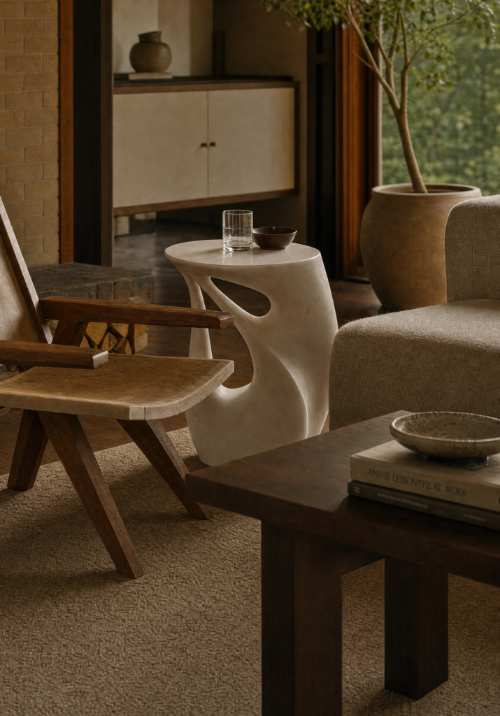 Joey Aji's Pinch Table in a room environment