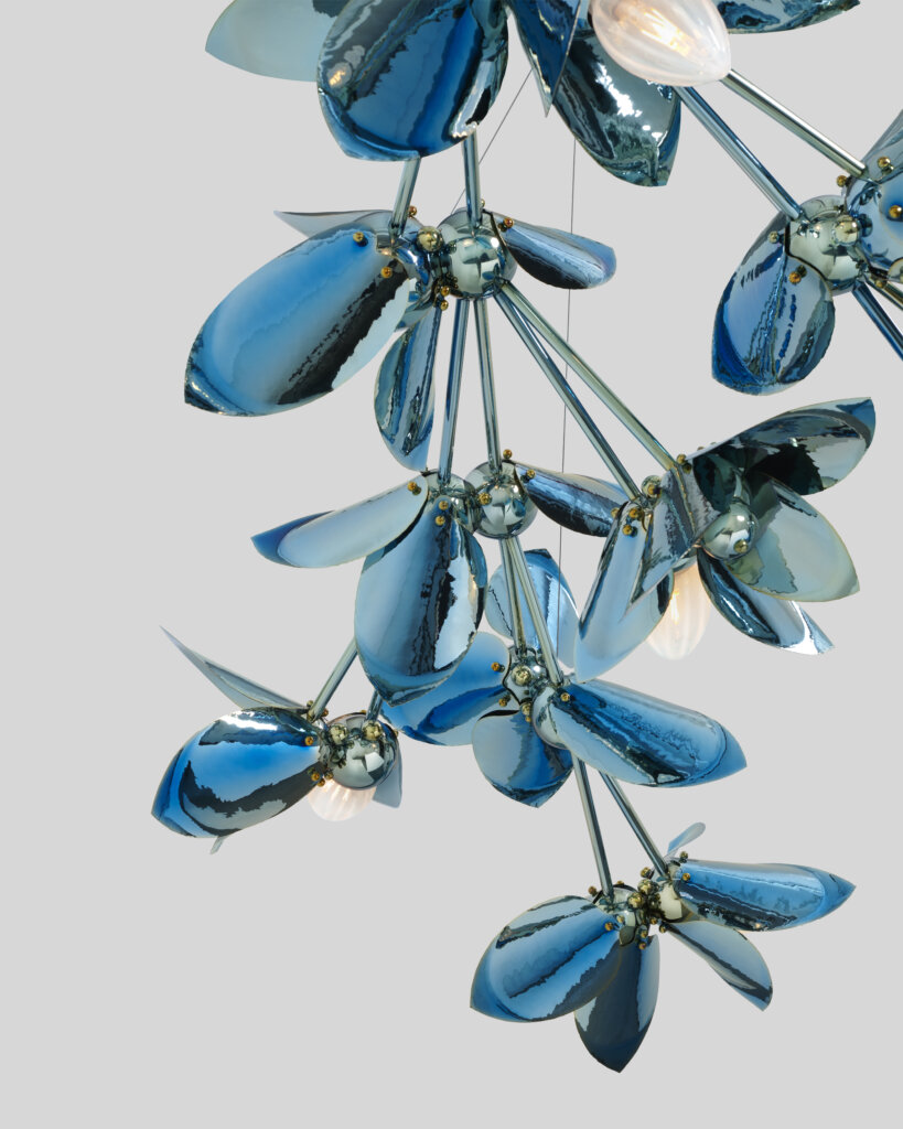 Rosie Li Glasswork: Blue Petals